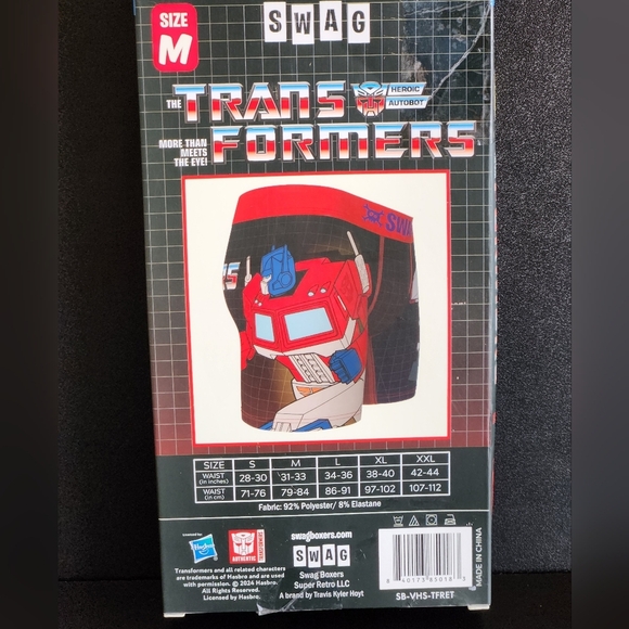 Transformers Men's Boxer Briefs- Medium NIB - Picture 2 of 3